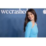 Anne Hathaway Instagram - So grateful to have been on team #wecrashed!! This was such a huge undertaking- during a pandemic, no less- and I am blown away by each and every person who worked on this show- thank you! And to my wild, fun, inspiring partner-in-not-technically-crime @jaredleto, while I can’t say if we successfully elevated the world’s consciousness, you 100% elevated my game. Working with you has been a career highlight, and finally meeting you has been a velvet-clad delight 😊 Tune in to the first three episodes tonight on @appletvplus!