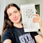 Anne Hathaway Instagram - #33 Down! I am very honored and proud to have been featured as a clue alongside (and among others): Rosa Parks, @HalleBerry, Açaí Berries, The Eagles, Olaf (hi @joshgad), Ewoks and-best of all-Nerds in Erika Ettin's debut puzzle for @NYTimes. Congrats Erika! PS-thank you @donsaladino for the shirt, less so the sit ups.