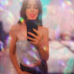 Anne Hathaway Instagram - Just realized my birthday look was Daphne Kluger meets Ella of Frell 😂 Hope we all have a great year 💎🌈