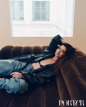Anne Hathaway Instagram - What an honor to shoot with the legend @cassblackbird for @portermagazine. Words by the darling @eiffeltyler. 
Hope you enjoy! xx

@portermagazine for @netaporter
Stylist: @hels_broadfoot
Art Director: @kelly0n
Entertainment Partnerships Director: @theannabelbrog
Hair: @hairbyorlandopita
Makeup: @gucciwestman
Entertainment Editor: @olivesw
Content Director: @alcaselyhayford
