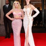 Anne Hathaway Instagram - Thank you so much to the birthday girl @donatella_versace for having me last night! It was a great evening with even greater friends in a custom dress by @versace with incredible jewels by @bulgari. Thank you so much to the incomparable Anna Wintour and the entire team at @voguemagazine. And Happy Birthday Donatella!!!! #metgala