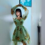 Ansha Mohan Instagram - “Green never looked so good , especially with patch light “ . Makeover @vijilsmakeover Costume courtesy @briella.in Location @padikkal_bungalow_ . #photo #photoshoot #photooftheday #instagood #instamood #instadaily #ootd #ootdshare #outfitoftheday #streetstyle #trend #photography #lookbook #goodhairday #photomood #shootmode #fashion #fashioninspo #style #styleinspo #girlpower #styleicon #fashionable #fashionnova #fashionblogger #styleblogger