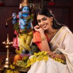 Ansha Mohan Instagram - Happy vishu🌼 . Celebrating my Vishu with @pereppadans ✨ . Mua @raira_recallstherani Production @14lavendermedia . #photo #photoshoot #photooftheday #instagood #instamood #instadaily #ootd #ootdshare #outfitoftheday #streetstyle #trend #photography #lookbook #goodhairday #photomood #shootmode #fashion #fashioninspo #style #styleinspo #girlpower #styleicon #fashionable #fashionnova #fashionblogger #styleblogger