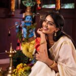 Ansha Mohan Instagram - Happy vishu🌼 . Celebrating my Vishu with @pereppadans ✨ . Mua @raira_recallstherani Production @14lavendermedia . #photo #photoshoot #photooftheday #instagood #instamood #instadaily #ootd #ootdshare #outfitoftheday #streetstyle #trend #photography #lookbook #goodhairday #photomood #shootmode #fashion #fashioninspo #style #styleinspo #girlpower #styleicon #fashionable #fashionnova #fashionblogger #styleblogger