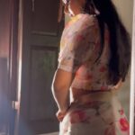 Ansha Mohan Instagram - Kanmani 🤍 . Makeover @nashash_makeover Wearing @garggyboutique Vc @aljin_aj . #fyp #trending