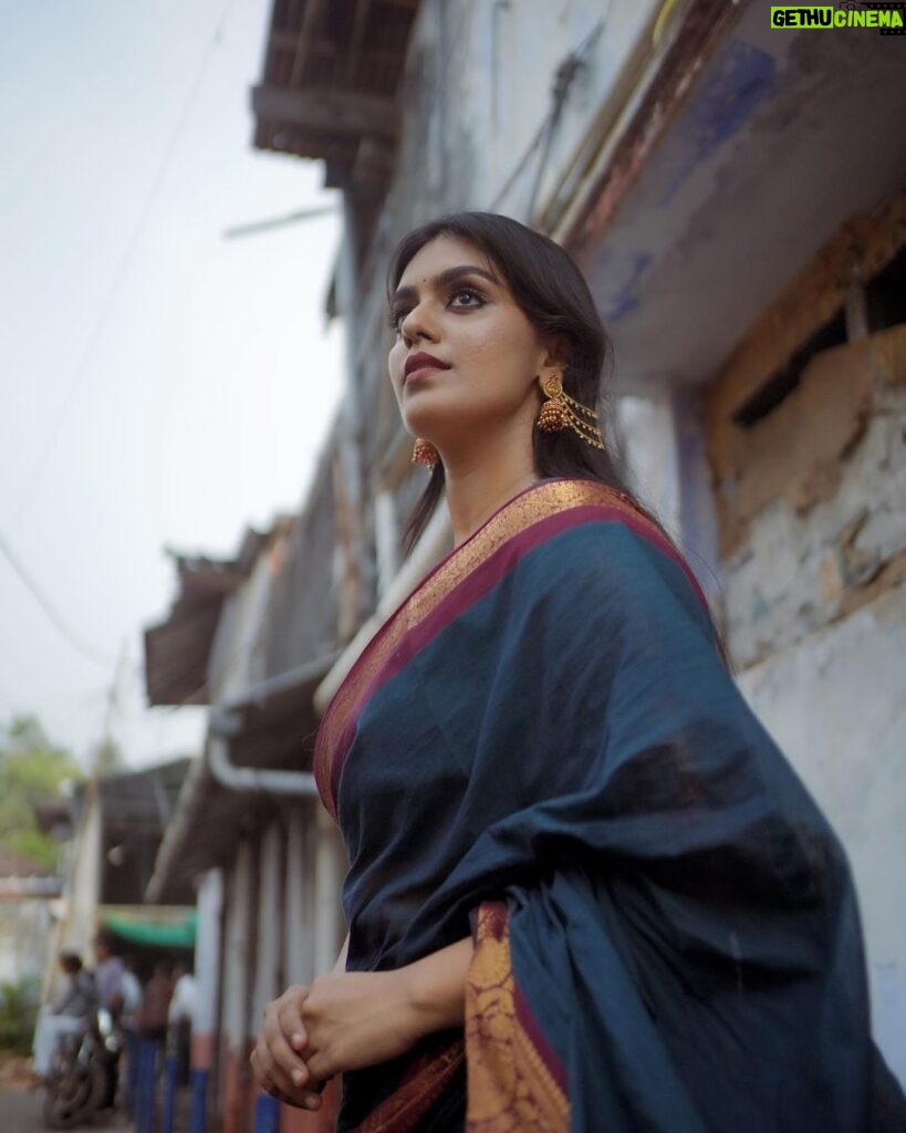 Ansha Mohan Instagram - கண்ணகி🤍 . Photography @rd_stories93 Saree @kanchi_cottonsarees Makeover @nashash_makeover Jwels @nashashrentaljewellery