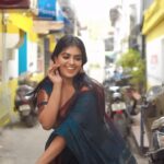 Ansha Mohan Instagram - 💙 . @rd_stories93 @nashash_makeover @kanchi_cottonsarees . #fypage