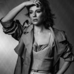 Antónia Lišková Instagram - 🖤🤍 @deluge_mag Photo by @fabcestari Muah @emanueladigiammarco Styled by @muccinoamatulli Press @lapalumbocomunicazione #bw #photo #glam #pic #photography #me