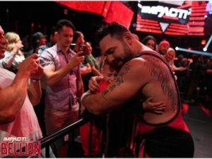 Anthony Carelli Instagram - Special weekend to say the least. It was the first time Marko got to see daddy wrestle in person, and in Toronto.  So many friends showed up and supported and an awesome new friendship (tag team) blossomed too.  It was an emotional  rollercoaster but we’re richer for it and have new memories to last a lifetime! @impactwrestling  #wrestlingfamily #ProWrestling