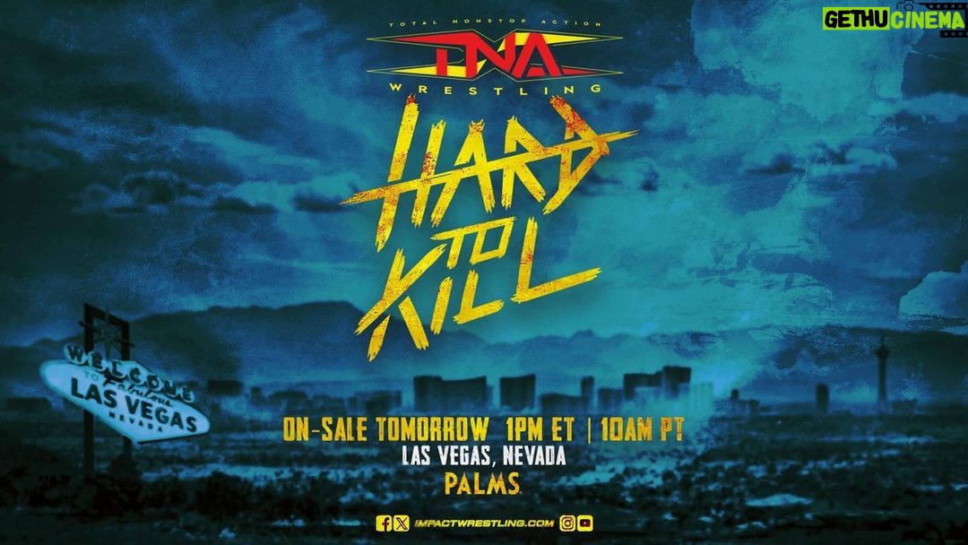 Anthony Carelli Instagram - Pretty hyped, not gonna lie, my first #TNAShow —- Tickets for TNA #Hard Tokill on January 13 and #SnakeEyes on January 14 from the Palms in Las Vegas go on-sale THIS SATURDAY at 10am PT! Get them at ImpactWrestling.com or Ticketmaster.com