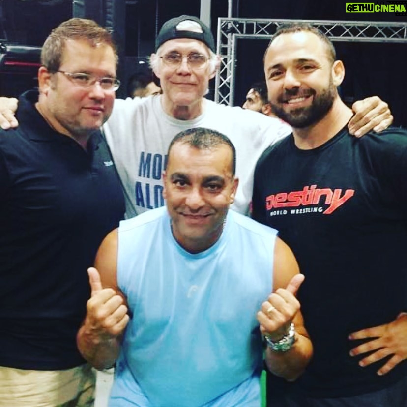 Anthony Carelli Instagram - Good looking crew if you axe me! #ProWrestling #Family #Mentor #Coach Woodland Beach