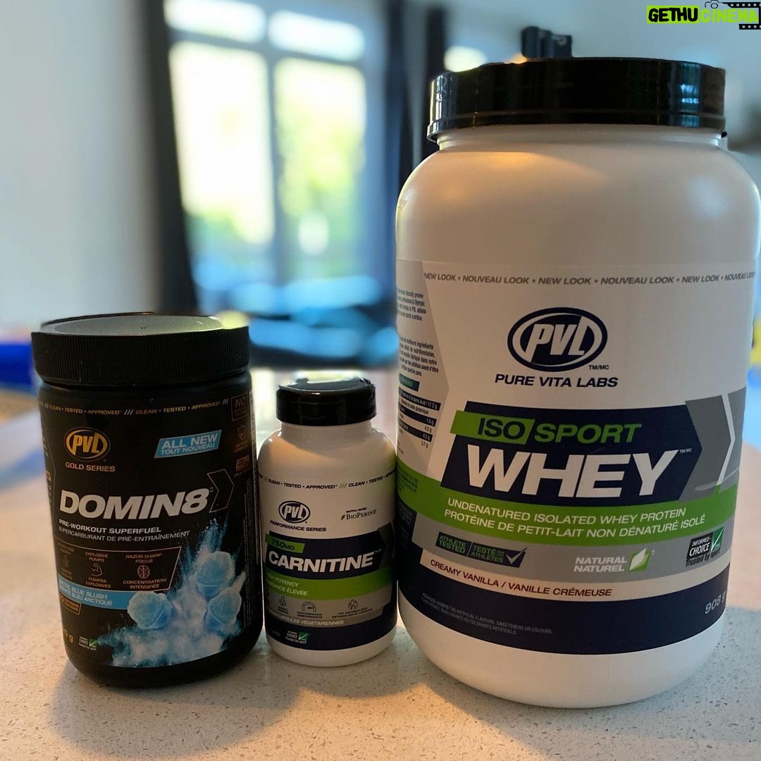 Anthony Carelli Instagram - These are my 3 right now, #domin8 & l-carnitine before my work out & protein as a post workout meal, I add carbs and healthy fats to make it a complete meal. Most importantly I feel great! @purevitalabs #Nutrition #Supplements #Training #Fitness #Health Woodland Beach