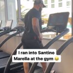 Anthony Carelli Instagram - I ran into Santino Marella at the gym 😂