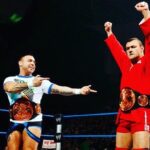 Anthony Carelli Instagram - Champ!! Brothers!! Let’s goooo #santinomarella #powerhousetampa #bevfrancis #arnoldclassic #powerhousenyc #wwe #wweraw #impactwrestling