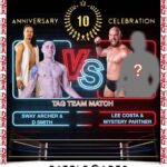 Anthony Carelli Instagram - Lee Costa’s mystery partner will be revealed next week! Old-school Battle Arts fans will be very happy to see him return. @swayarcher & @smittygun not so much. That’s the only hint for now #Prowrestling #Mississauga #OntarioIndyWrestling #IndyWrestling #Toronto #SportsEntertainment. Mississauga, Ontario