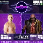Anthony Carelli Instagram - MEW President Santino takes on YouTube sensations, the Haroon Twins! The Russian Dynamite Masha Slamovich looks for a dream debut when she goes for MEW gold against Seleziya Sparx, Rose and "the Mountain" Vanessa Kraven! Yayne Harrison searches for answers after Beastking FTM turned on his apprentice, the "Franchise" finally gets one step closer to Michael "The Mind" Paterson and a 3-way international showcase match! Tickets 🎟️ Link in bio. #mewwrestling #maineventwrestling #mew #Santino #haroontwins #youtube #prowrestling #womenswrestling #dubaiwrestling #dubaiwrestler #montreal #ashleydamboise #vanessakraven #MashaSlamovich — at Le Studio TD.