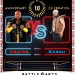 Anthony Carelli Instagram - Big Man Match Alert! The beast from the Middle East @karouwrestling versus @nwa big man @jr_kratos. It’s gonna be a case of the immovable object versus the unstoppable force! September 2, #DonKolovArena 7 PM bell time! #Prowrestling #OntarioIndyWrestling #Toronto #Mississauga #WWE #ImpactWrestling #AEW Mississauga, Ontario
