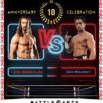 Anthony Carelli Instagram - First matchup released for the Sept 2nd @battleartspro 10 year anniversary show! This one is gonna be a BANGER! #prowrestling #mississauga #toronto #wwe #impact #nxt Mississauga, Ontario
