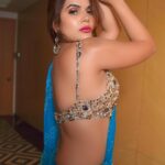 Anupama Agnihotri Instagram - 🩵 #look #looks #sections #saree #saree #teamlfg #insta #lookbook #ootd #instadaily #anupmaagnihotri
