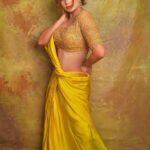 Anupama Agnihotri Instagram - Indian fashion is a complex saree of glamour, modesty and seduction. @samirafashionofficial @labelheenabafna @shotbysaurabh @sara_makemeup_academy #look #looks #lookbook #ootd #potd #style #sections #teamlfg #instadaily #instamood #anupmaagnihotri #saree #