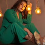 Anupama Agnihotri Instagram - Peace or greed – what’s your green today? 👗 @samirafashionofficial 📸 @shotbysaurabh 💄 @sara_makemeup_academy #look #looks #sections #teamlfg #reelsinstagram #instadaily #instapost #anupmaagnihotri