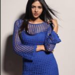 Anushka Merchande Instagram - oopsie daisy💙🫐🦋🐟 Shot by: @sjframes Mua: @rohitsingh1176 Hair: By Reshma khan
