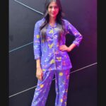Anushka Merchande Instagram - Thankyou for this lovely night suit @clozena 🤍 Styled by @yourstylistforever