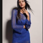 Anushka Merchande Instagram - oopsie daisy💙🫐🦋🐟 Shot by: @sjframes Mua: @rohitsingh1176 Hair: By Reshma khan