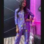 Anushka Merchande Instagram - Thankyou for this lovely night suit @clozena 🤍 Styled by @yourstylistforever