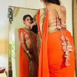 Archana Gupta Instagram – Saree vibes forever 🧡 
.
.
.
.
.
.
.
.
#sareelove #sareeaddict #sareefashion #sareeblouse #designersarees #archana #archannaguptaa #ootdfashion #mystyle #sari #indianfashion #trendsetter #trendingnow #love #foryou #photoshoot #creator #instadaily #instafashion Mumbai, Maharashtra