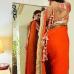 Archana Gupta Instagram – Saree vibes forever 🧡 
.
.
.
.
.
.
.
.
#sareelove #sareeaddict #sareefashion #sareeblouse #designersarees #archana #archannaguptaa #ootdfashion #mystyle #sari #indianfashion #trendsetter #trendingnow #love #foryou #photoshoot #creator #instadaily #instafashion Mumbai, Maharashtra