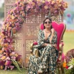 Archana Gupta Instagram - I wear my attitude like a crown 👑 . . . . . . . . . . . #weddingseason #indianoutfits #archannaguptaa #mystyle #ootdfashion #indianwear #love #photogram #trending Greater Noida