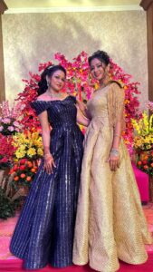 Archita Sahu Instagram - Be Brave. Be stunning. Be yourself. Embrace your inner princess . . . . . . . Gorgeous gowns by @fashion_era_boutique . Photography @bikash.sahoo.5477 . . #gown #eveningdress #party #sister #hairstyle #sisterlove #dress #hairaccessories #blue #gold #smile #jewellery #accessories #trendingreels #ishqjaisakuchsong #trendingsongs #fashionphotography #fashiondesigner