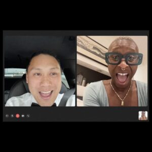 Ariana Grande Instagram - thank goodness 💘 @jonmchu @cynthiaerivo @wickedmovie