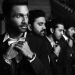 Arjun Kamath Instagram - Pranay and his friends make the most suave entry at the splendid Taj Falaknuma Palace, minutes before his grand wedding reception. As they walked in all dressed up in elegant suits against a royal backdrop of marble sculptures and rustic walls, it felt like a scene out of a vintage movie. These pictures are a memento of the brilliance of that evening, dipped in dazzle and merriment—the kind that you experience when you're around the people you are most comfortable with. #CapturedOnCanon with a @canonindia_official EOS R5 with the RF 24-70mm f/2.8 L IS USM Lit with the help of two @profoto B10’s @srishtidigilife #groom #groomsquad #groomsmen #groom #suit #suitup #photoshoot #reception #receptionparty #weddingphotographer #arjunkamathphotography #wedding #hyderabad #weddings #weddingphotography #teluguwedding #indianwedding #DoGreatWithCanon #MentorsInFocus #EOSMaestro #instagood #instagram