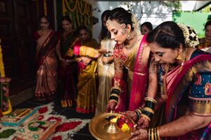 Arjun Kamath Instagram - I believe that the bond of a child and her mother is simply magical, imbued with the kind of love that no one else can comprehend or share. This is why, when I am shooting weddings, I look forward to portraying this very relationship between the bride and her mother and the groom and his mother as well. At Lakshmi’s wedding, it was heartwarming to see the playful, loving vibe that resonated between the mother-daughter duo, filled with fun remarks and an exuberant spirit.

And while they both were vivacious most of the time, on the morning of the wedding, they graced a quiet charm, making the most of each other’s close presence. I can imagine that just having her mother around must have given Lakshmi implicit strength and validation, while for her mother, this must have been one of the most precious days. As I observed them while taking these pictures, I thought to myself how beautiful and important a day it was to both, as if the silence conveyed the tremendous love they felt for each other. 

I believe that these quieter moments are full of stillness and warmth that give milestones like weddings all the more grace. Because as touching as it is to see people revel in merriment, there is also a certain purity in the tender moments that gently unfold. And as a storyteller, I love depicting these ebbs and flows of emotions that honour the auspicious day, making it wholesome and truly once in a lifetime. 

#CapturedOnCanon with a Canon EOD 5D Mark IV and a Canon 24-70 mm f/2.8L II Lens

Lit with @profotoglobal B10’s
@srishtidigilife @canonindia_official 

Makeup @vikrammittal5 
Hair @awon.wungkhai 

#arjunkamathphotography #bride #groom #portait #mother #daughter #indian #wedding #weddingphotography #photography #eosmaestro #mentorsinfocus