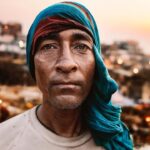 Arjun Kamath Instagram - At dawn's break, in Varanasi's age-old Manikarnika Ghat, our paths crossed. A labourer from Majhi Nau Samaj, mirroring decades of toil in his sun-burnished eyes. Existence etched into the contours of his face, moist with exertion. Amidst the metaphorical flames of Manikarnika Ghat, he paused, gaze meeting the lens, eternity encapsulated. Golden daylight kissed the chaos, illuminating the narrative of a city ablaze - Varanasi, in its relentless dance of birth and death. Fiery pyres, ephemeral bokeh of distant homes, whispering stories of poignant warmth. A portrait capturing resilience, etching a sunrise on the canvas of humanity. #CapturedOnCanon with a @canonindia_official EOS R5 #arjunkamathphotography #photography #portrait #man #hardwork #mood #portraitphotography #eyes #sunrise #banaras #fire #manikarnikaghat #cityscape #sunlight #golden #travelphotography #varanasi #varanasidiaries #india #DoGreatWithCanon #MentorsInFocus #EOSMaestro #instagood #instamood #instagram #instaphoto Varanasi, India