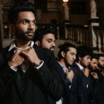 Arjun Kamath Instagram - Pranay and his friends make the most suave entry at the splendid Taj Falaknuma Palace, minutes before his grand wedding reception. As they walked in all dressed up in elegant suits against a royal backdrop of marble sculptures and rustic walls, it felt like a scene out of a vintage movie. These pictures are a memento of the brilliance of that evening, dipped in dazzle and merriment—the kind that you experience when you're around the people you are most comfortable with. #CapturedOnCanon with a @canonindia_official EOS R5 with the RF 24-70mm f/2.8 L IS USM Lit with the help of two @profoto B10’s @srishtidigilife #groom #groomsquad #groomsmen #groom #suit #suitup #photoshoot #reception #receptionparty #weddingphotographer #arjunkamathphotography #wedding #hyderabad #weddings #weddingphotography #teluguwedding #indianwedding #DoGreatWithCanon #MentorsInFocus #EOSMaestro #instagood #instagram