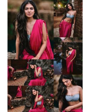 Arjun Kamath Instagram - The full set with @malavikamohanan_ 💕

#CapturedOnCanon with a Canon EOS 5D Mark IV @canonindia_official 

#portrait #girl #actress #indian #malavikamohanan #nature #pink #brown #green #sunlight #naturallight #photography #arjunkamathphotography  #DoGreatWithCanon #MentorsInFocus #EOSMaestro #malavikamohanan #bollywood #instagood #instagram