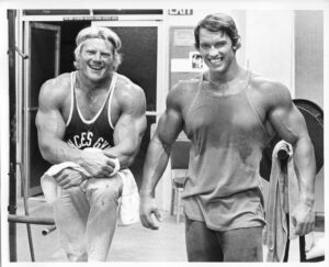 Arnold Schwarzenegger Instagram - 115 pages of workouts anyone, of any fitness level, can do anywhere. 

All free. Don’t say I didn’t try to get your year started right! Link in my bio!