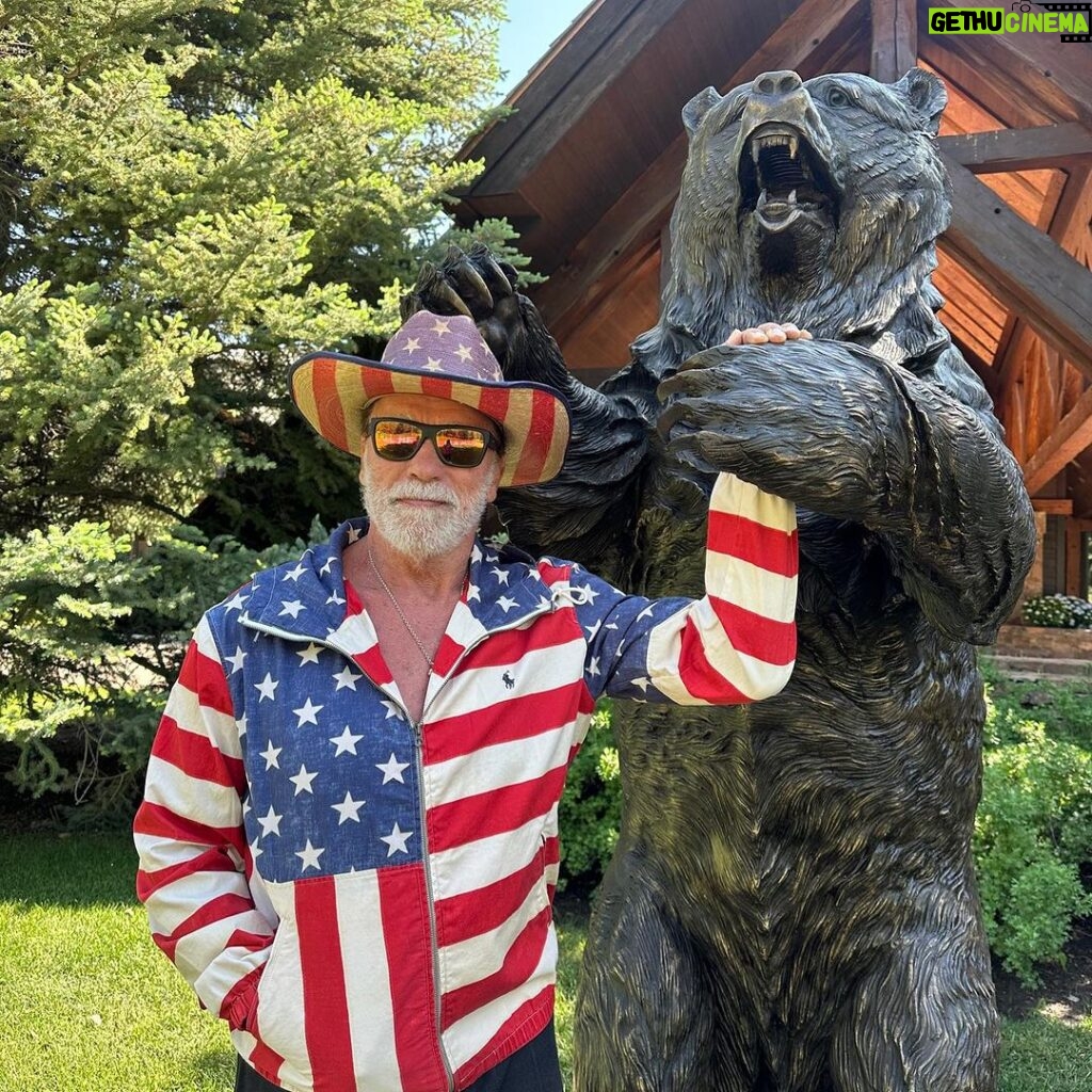 Arnold Schwarzenegger Instagram - Happy 4th of July! I was born in Austria, but I am Made in America. Consider this your official reminder: put your phone down, turn off the social media, get outside, BBQ, and spend some time with your friends and family.