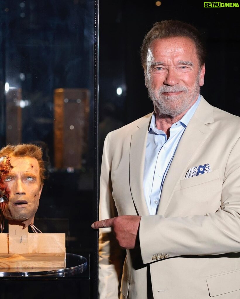 Arnold Schwarzenegger Instagram - Wow. What a night. I was so pumped up to celebrate my new @taschen book with all of my great fans and friends. @stefaniekeenan /Getty for Academy Museum of Motion Pictures
