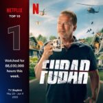 Arnold Schwarzenegger Instagram – Thank you, thank you, thank you! FUBAR is #1 on @netflix for the second week in a row because of you!