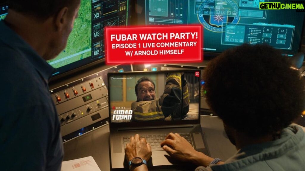 Arnold Schwarzenegger Instagram - Let’s watch #FUBAR episode one together tomorrow and I’ll do my famous commentary. See you at 12PM pacific time on Instagram live!!