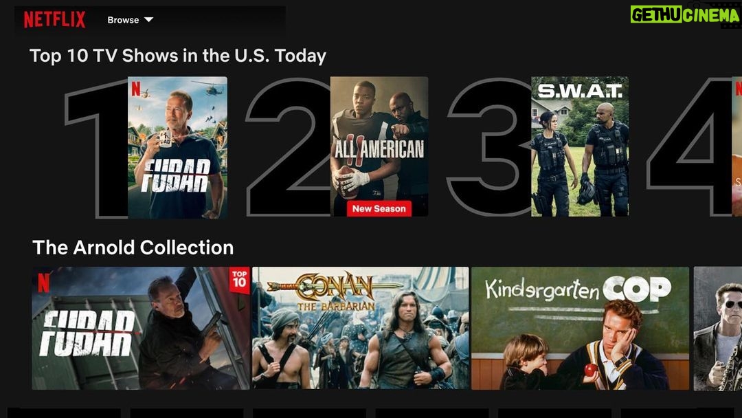 Arnold Schwarzenegger Instagram - Thank you for making FUBAR Numero Uno on @netflix. I always say that I’m not self-made. This success belongs to all of us - the writers, the cast, the crew, Netflix, @Skydance, and of course, the millions of fans around the world. You made this show a hit. I’m so grateful.