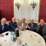 Arnold Schwarzenegger Instagram - Back with the boys. I’m so lucky that I’m still buddies with my elementary school friends from Thal. Vienna, Austria