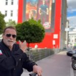 Arnold Schwarzenegger Instagram – I always do a bike ride right when I land in a new country, but I don’t always run into myself.