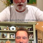 Arnold Schwarzenegger Instagram - Immigrants build bridges...between eachother and to far away places. We should all be learning from one another and work harder to love eachother! An important reminder from my conversation on Longer Tables with @schwarzenegger. Go buy my friend Arnold’s new book ‘Be Useful’ in stores or online today, and subscribe to Longer Tables at the link in my bio.