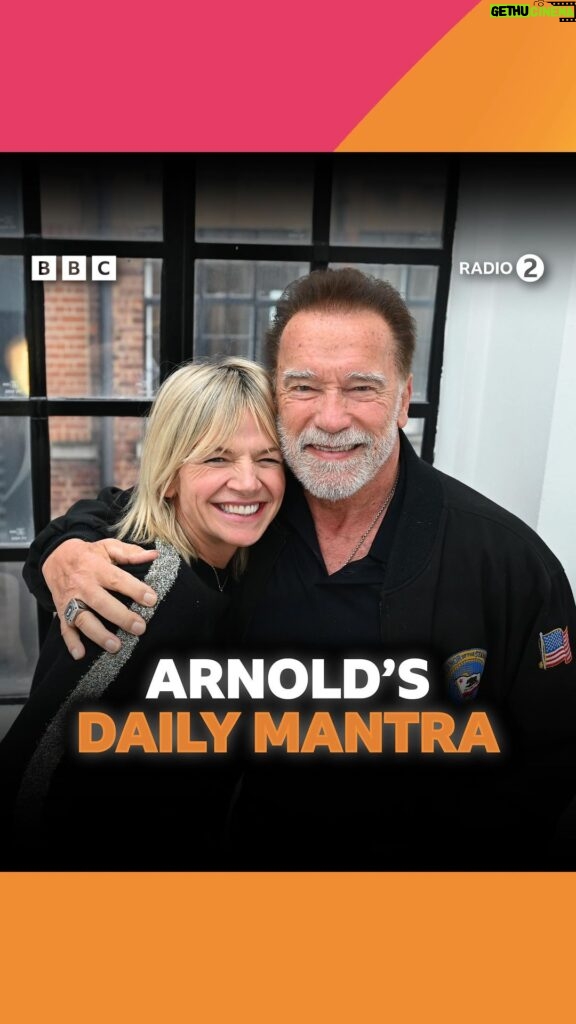 Arnold Schwarzenegger Instagram - This is the only pep talk you’ll need today 💪 Listen to Arnold Schwarzenegger on the Zoe Ball Breakfast Show, just head to @bbcsounds! ✨