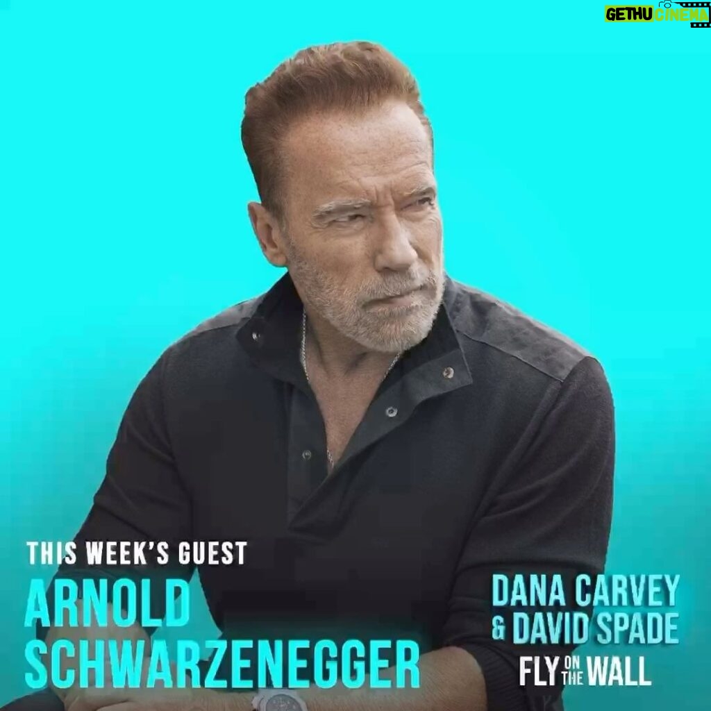 Arnold Schwarzenegger Instagram - I always love hanging out with comedians and I had such a blast with my friends @davidspade and @thedanacarvey on their show. You can listen now wherever you get your podcasts. 💪